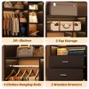 Aheaplus Freestanding Closet Organizer System with 5 Drawers & 12 Shelves - 4 of 4
