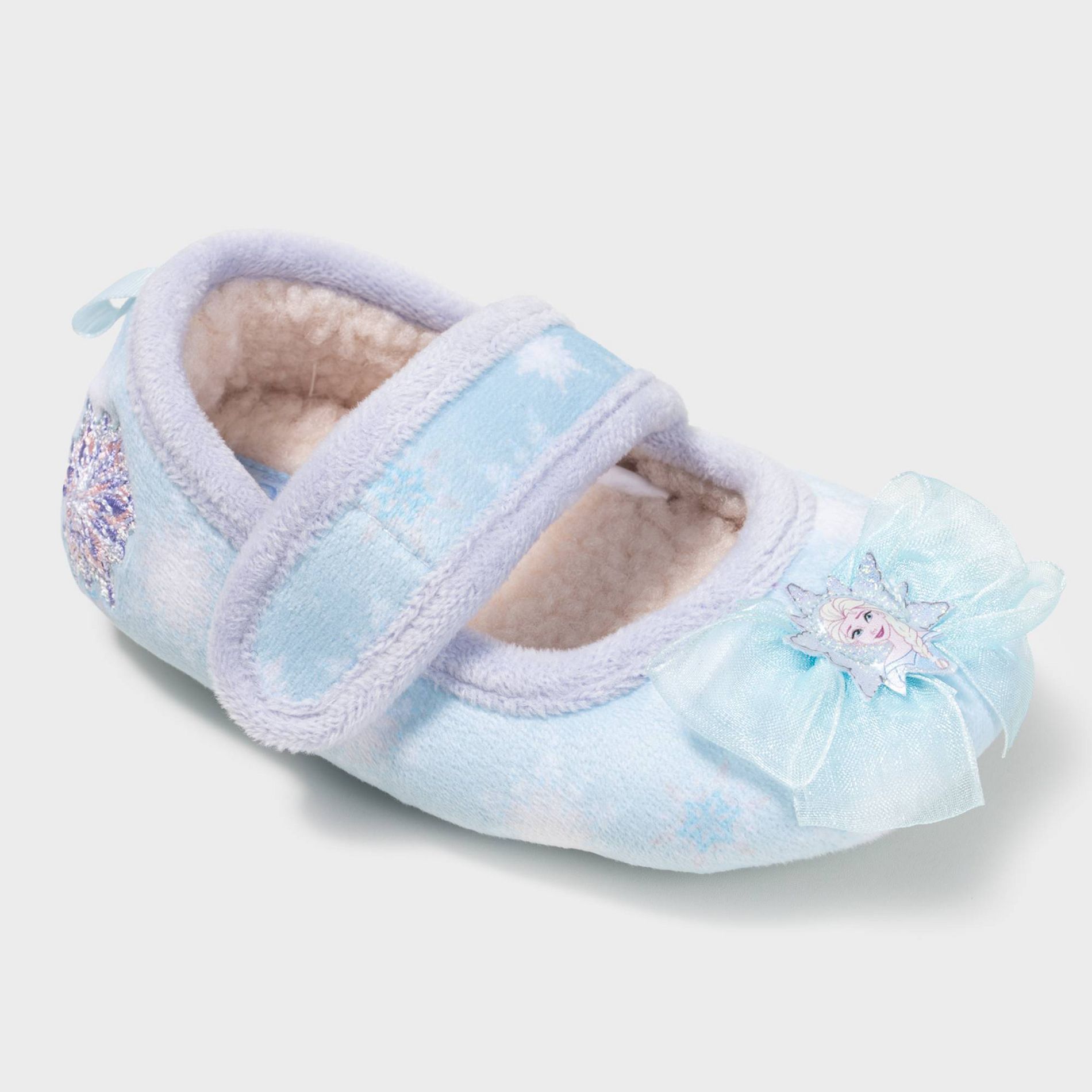 Girls' Disney Frozen Ballet Slippers - Light Blue