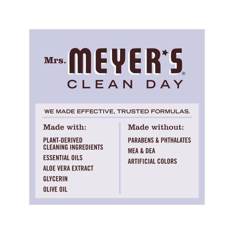Mrs. Meyer&#39;s Clean Day Lavender Liquid Hand Soap Refill - 33 fl oz, 4 of 6