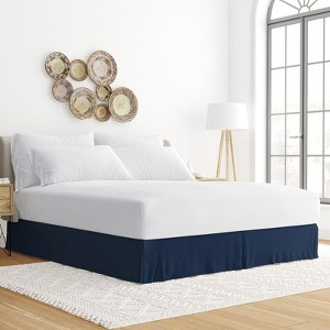 Premium Pleated Dust Ruffle Bed Skirt - Easy Fit - Becky Cameron - 1 of 4