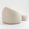 Kumasinova BeanBag Sofa with Ottoman,High-Density Foam Bean Bag Chairs for Adults,Comfy Chair with Padded Cushion,Bean Bag Chair for Living Room - 4 of 4