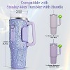 For Stanley 40oz Cup Hot Diamond Cover Neoprene Insulated Portable Bottle Cover(Purple) - 3 of 4