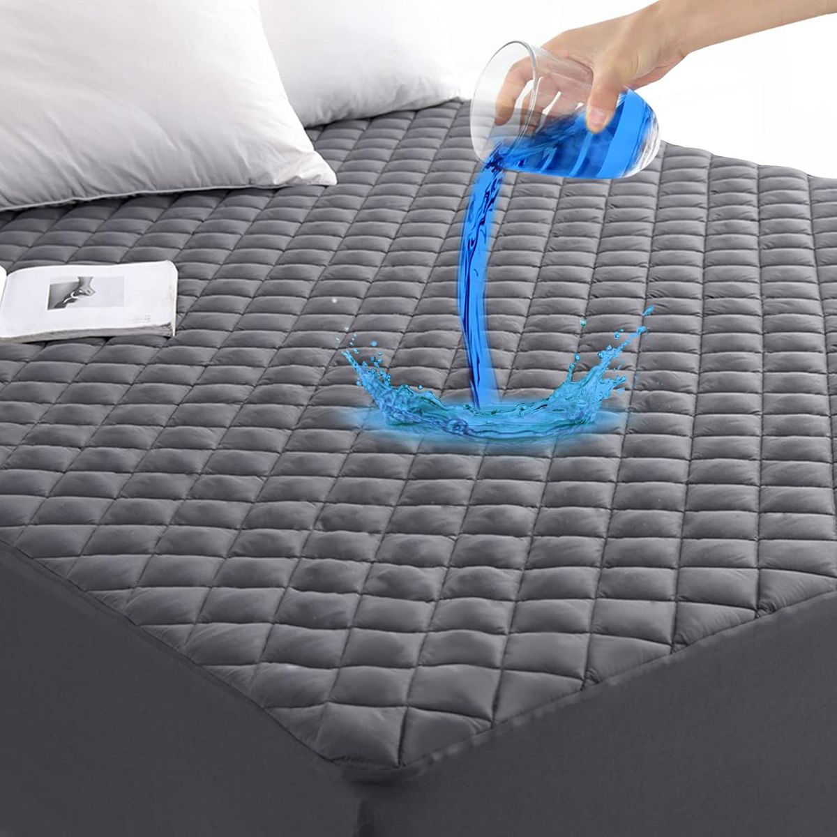 Hoey Queen Size Waterproof Mattress Pad Protector