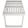Modway Sauna 4 Stainless Steel Bench - 4 of 4