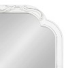 Kate and Laurel Fraimont MDF Arch Mirror, 24x34, White - 2 of 4