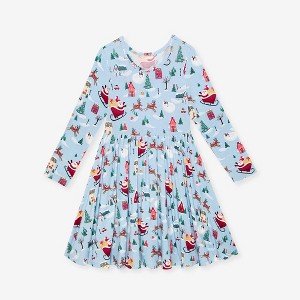 Girls Christmasville Twirl Dress - Posh Peanut - 1 of 2