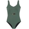 Women's Ring Detail One Piece Swimsuit - LASCANA - 2 of 4