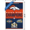 Trends International NFL Denver Broncos - Champions 23 Framed Wall Poster Prints - 3 of 4