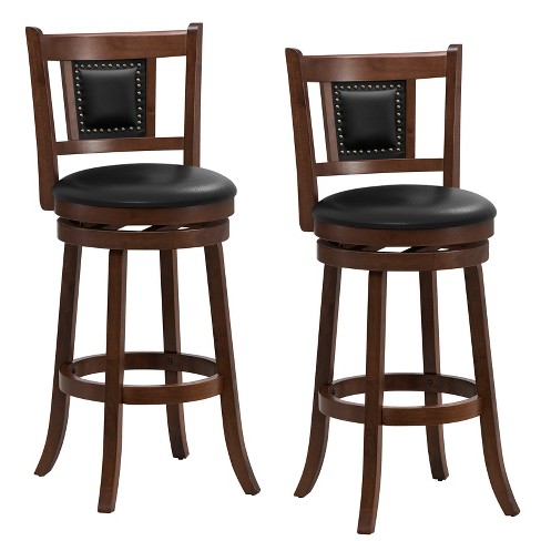 Round back discount upholstered counter stool