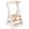 Comfy Cubs Kids Step Stool for Ages 3+, 3 Height Adjustable Toddler Tower for Kitchen Sink & Bathroom Access - 2 of 4
