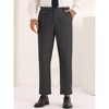 Lars Amadeus Men's Double Pleated Solid Color Slim Fit Dress Pants - 2 of 4