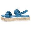 Journee Collection Womens Knowles Tru Comfort Foam Espadrille Platform Sandals Blue 11 - 2 of 4