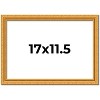 PosterPalooza | 17x11.5 Wood Antique Frame with UV Acrylic, 4 Finishes: Bronze, Gold, Silver, and Black - 2 of 4