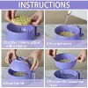 Ramen Bowl,Microwave Noodle Bowl With Chopsticks and Spoon, College Dorm Room Essentials for Girls for Boys, Apartment Essentials, Pruple - 4 of 4