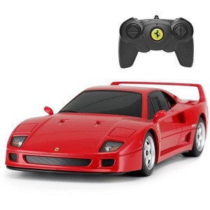 JuzToys Remote Control Car, 1:24 RC Car Ferrari F40 Remote Control Car Red - 1 of 4