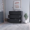 CAVINAS 3-Drawer Dresser for Bedroom, Modern Chest of Drawers,Particle Board Finish Storage Dresser,Bedroom&Entryway Furniture,Floorstanding - 2 of 4