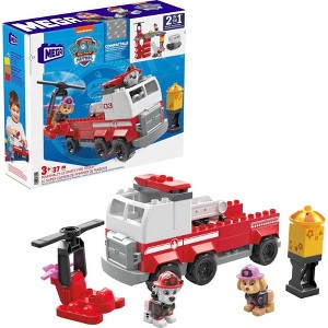 MEGA Nickelodeon PAW Patrol Marshall's Ultimate Fire Truck Building Set - 37pcs - 1 of 4