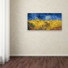 Trademark Fine Art -Vincent van Gogh 'Wheatfield with Crows' Canvas Art - 3 of 3