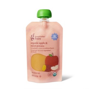 Organic Apple Sweet Potato Baby Food Pouch - 3.5oz - Good & Gather™ - 1 of 3