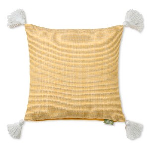 TOWN & COUNTRY TERRA Alara Ribbed Texture Handcrafted Indoor Outdoor Decorative Pillow - 1 of 4