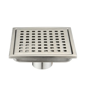 Dexmalle 6 Inch Square Shower Floor Drain - 1 of 4
