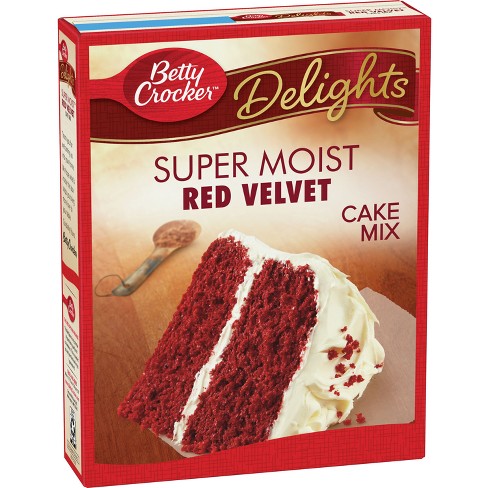 Betty Crocker Super Moist Red Velvet Cake Mix - 15.25oz - image 1 of 4