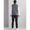 Lars Amadeus Men's Casual Stand Collar Zip Up Sleeveless Winter Vest - 3 of 4