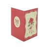 Unique Bargains Greeting Card Red 6.3"x4.3"x0.4" 1 Pc - 4 of 4