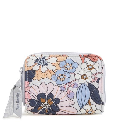 Vera Bradley Women's Outlet Cotton Small Zip-Around Wallet