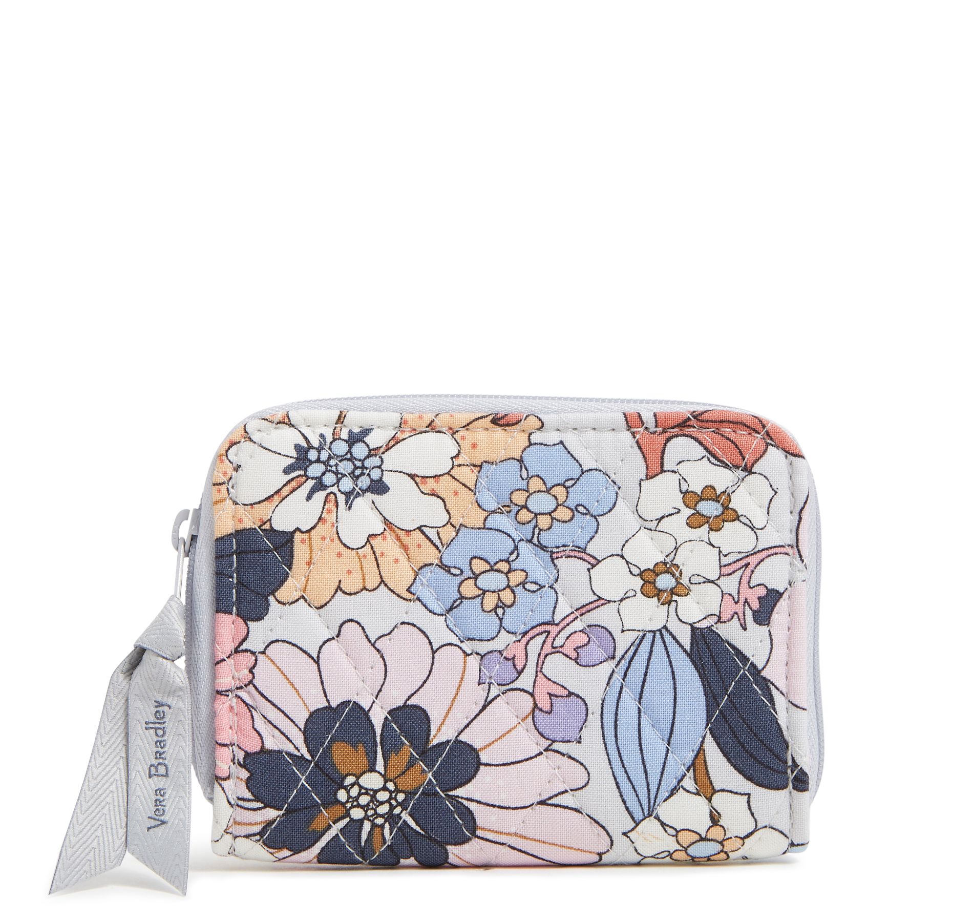 Vera Bradley Women's Outlet Cotton Small Zip-Around Wallet