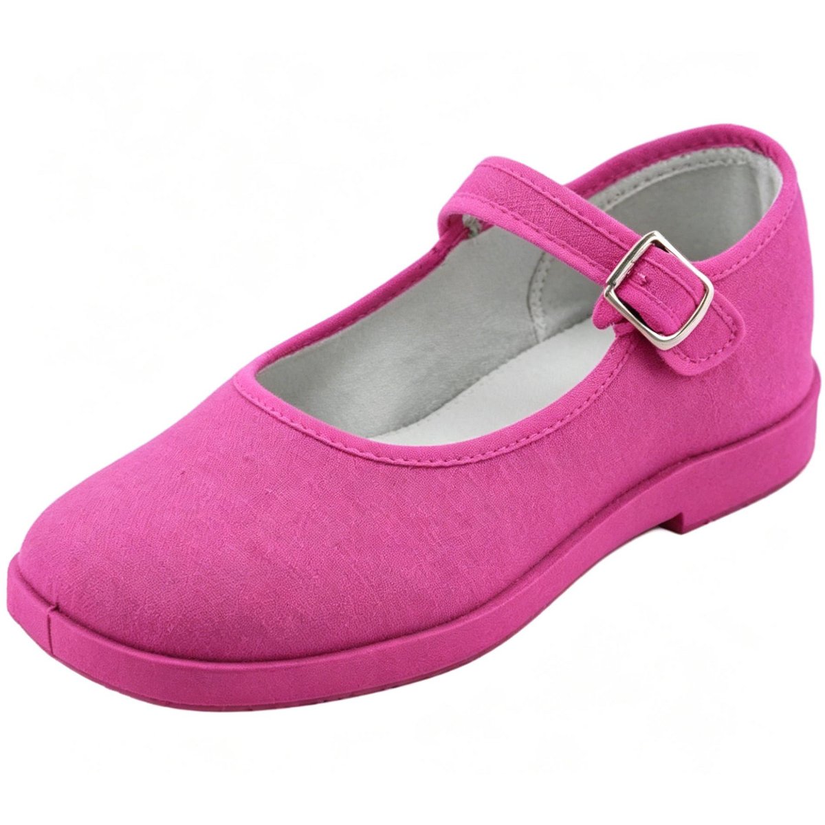 Обувь Bangka Women's Mary Jane Lolita Shoes Cotton Upper Round Toe Ballet, Fuchsia-10 — фото 2