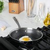 Oster Modessa Nonstick Tri-ply Stainless Steel Frying Pan in Silver - 2 of 4