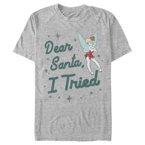 Men's Disney Peter Pan Tinker Bell Dear Santa, I Tried T-Shirt - 1 of 4