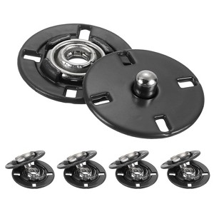 Unique Bargains Alloy Invisible Durable High Hardness Buckle Fasteners Press Studs Buttons 5 Pcs - 1 of 4
