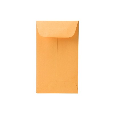 JAM Paper #3 Coin Business Envelopes 2.5" x 4.25" Brown Kraft Manila 1623989I