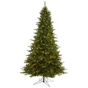 Nearly Natural 9' Vermont Spruce Prelit LED Multifunctional Lights Artificial Christmas Tree - 1 of 1