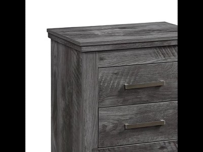 Vidalia Storage Rustic Grey Bedroom Set - KFROOMS