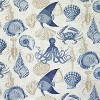 Outdoor Round Edge Full Seat Cushion - Sealife - Pillow Perfect: Weather-Resistant Patio Chair Cushion with Ties - 3 of 3