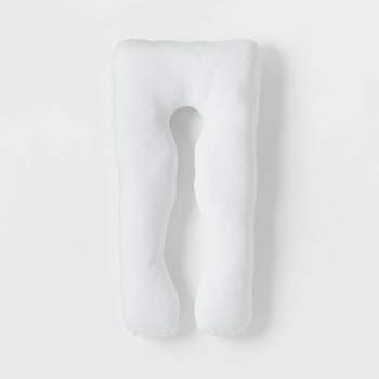 Cool Touch Pregnancy U-Shaped Body Pillow White - Threshold™