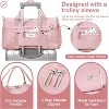Hachikiko Gym Tote Duffle Bag with Wet Pocket & Shoe Compartment,Water Resistant Travel Carry On Weekender Bag - 4 of 4