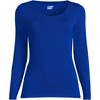 Lands' End Women's Long Sleeve Lightweight Jersey Scoop Neck T-Shirt - 3 of 3