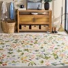 Martha Stewart Floral MSRW186  Machine Washable Skid-Resistant Power Loomed Indoor Rugs - 2 of 4