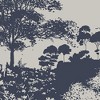 Meadow Notte Blue and Gold Trees Paste the Wall Wallpaper - 4 of 4