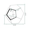 FURNIinspire Shaped Modern Pet Furniture Cat Carrier Side Table MDF Multi-Purpose Furniture - 2 of 4
