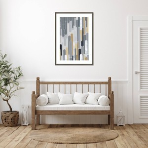 Amanti Art Stream of Consciousness II by Eva Watts Wood Framed Wall Art Print - 1 of 4