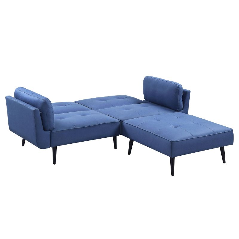 81&#34; Nafisa Sofa Blue Fabric - Acme Furniture, 3 of 10