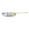 Mauviel M'Cook B 5-Ply Polished Stainless Steel Frying Pan With Brass Handle, 10.2-in, Made In France - 2 of 4