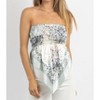 Women's SCARF SILK TUBE TOP - SUNDAYUP - 3 of 3