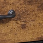 rustic brown wood grain print