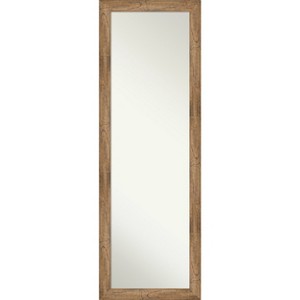 Amanti Art Owl Brown Narrow Non-Beveled Wood On the Door Mirror Full Length Mirror, Wall Mirror 51.5 in x 17.5 in. - 1 of 4